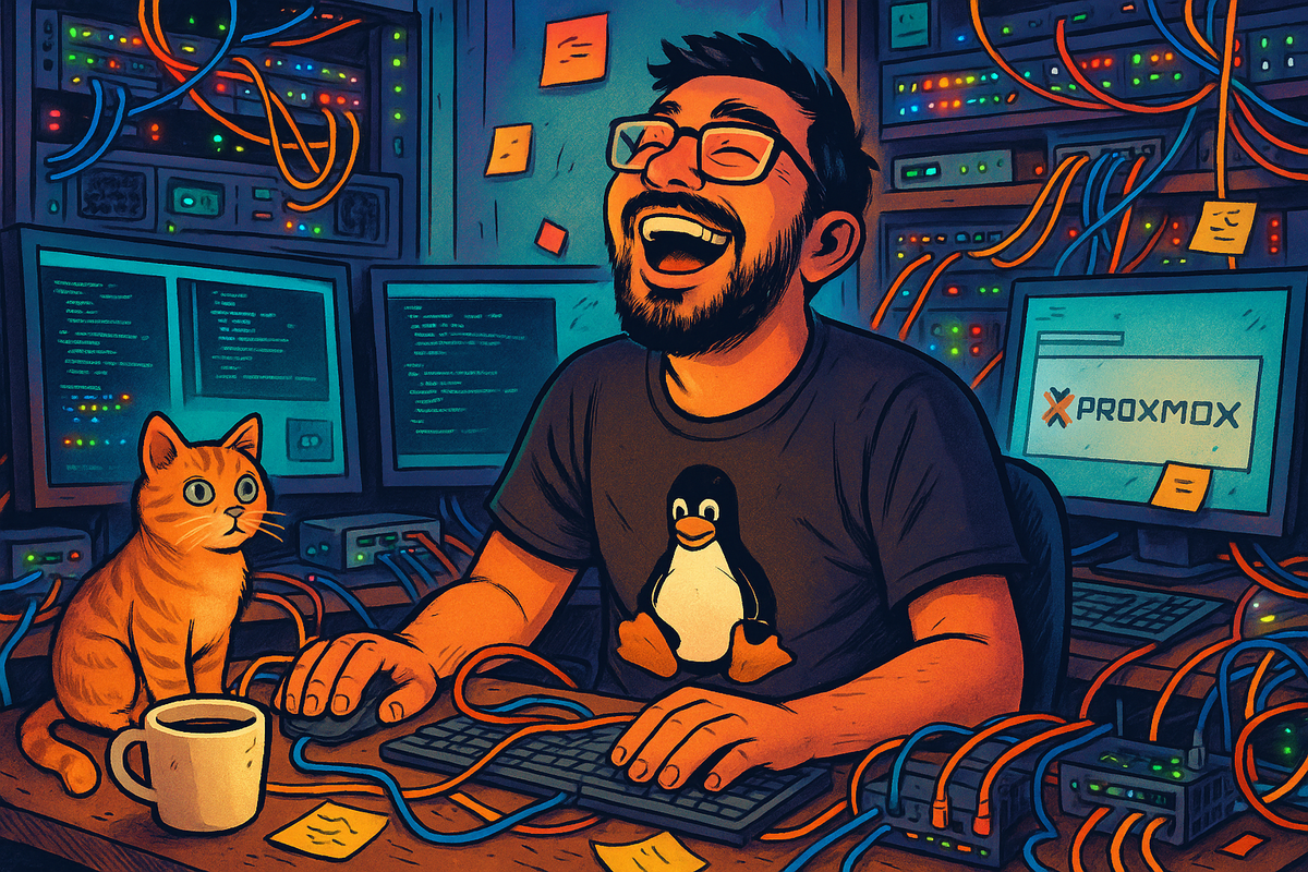 🚀 Welcome to My Lab – The Nerd Cave Chronicles Begin